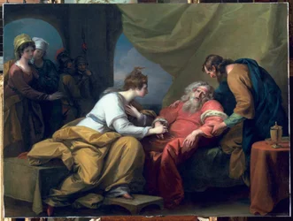 El encuentro de Lear y Cordelia, 1784